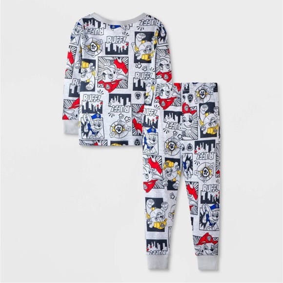 NWT Toddler Boys 4pc Snug Fit PAW Patrol Cotton Pajama Set - White 12M, 18M - Picture 4 of 4